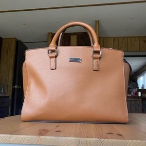 New York & Company Camel Brown satchel